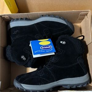 Dr. Scholl's Black and Gray Boots